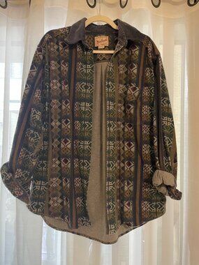 Vintage Woolrich Aztec Flannel